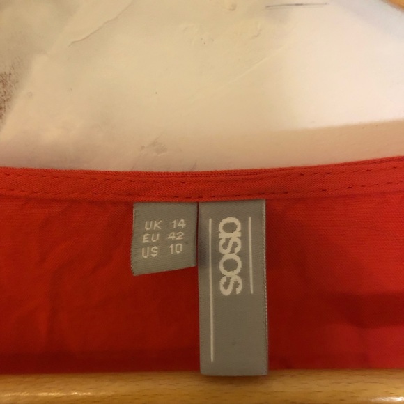 ASOS Burnt Orange Smock Dress - Picture 6 of 6